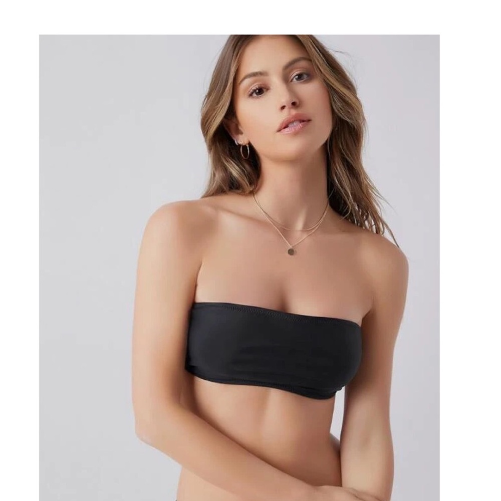 NWOT Shein Black Bandeau Bikini Top